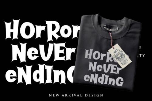 Butter Haunted Display Font