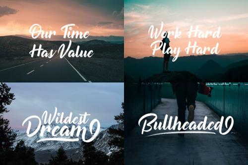 Button Shield Calligraphy Font