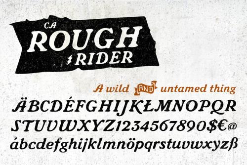 CA Rusty Nail Font