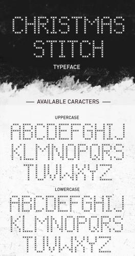 CF Christmas Stitch Font