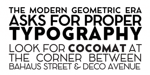 COCOMAT Font Family