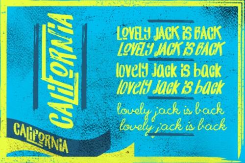 California Brush Font