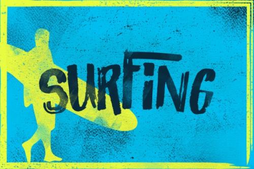 California Brush Font