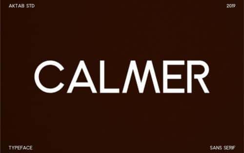 Calmer Font Family