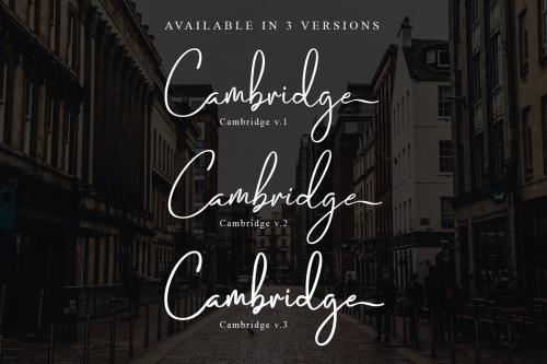 Cambridge Script Font