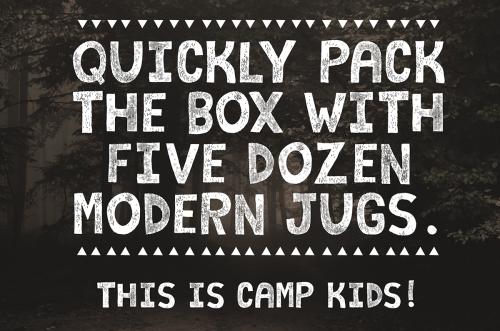 Camp Kids Font