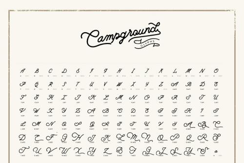 Campground Font