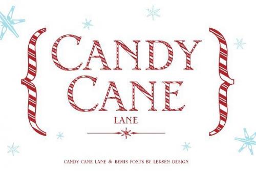 Candy Cane Font