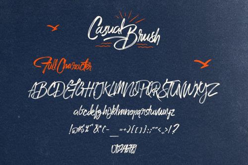 Casual BrushSwash Font