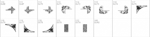 Celtic Frames Font