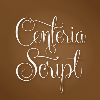 Centeria Script Font