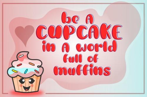 Cherry Cupcake Bold Font
