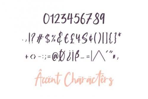 Childish Script Font