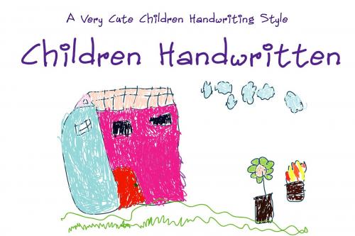 Children Handwritten Children Handwriting Font