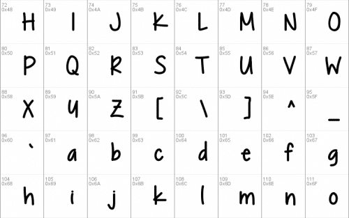 Chocolate Covered Raindrops Font