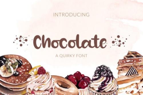 Chocolate Display Font