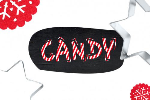 Christmas Candy Font