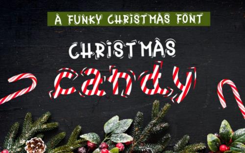 Christmas Candy Font