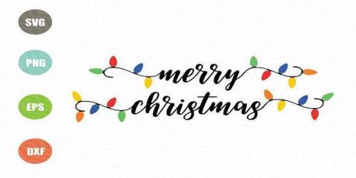 Christmas Lights Font
