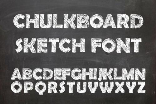 Chulkboard Sketch Font