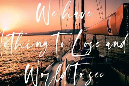 Chunky Handwritten Signature Font