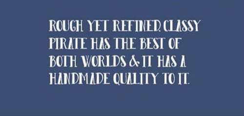 ClassyPirate Font