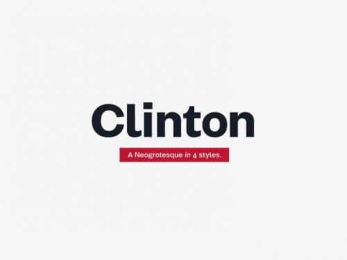 Clinton Font Family