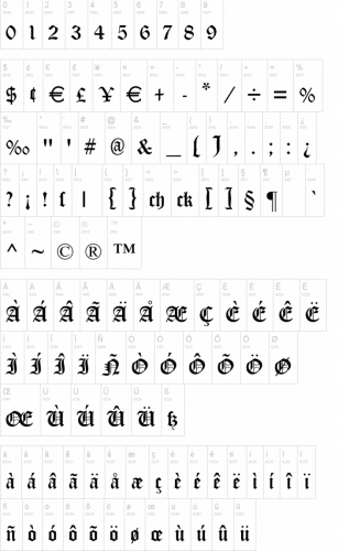 Cloister Black Death Note L Font