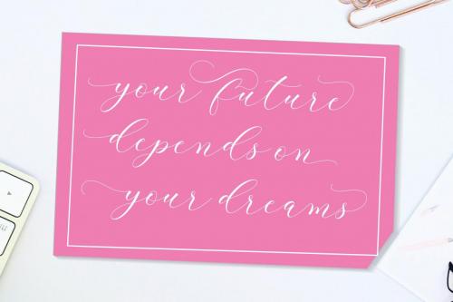Clover Script Font