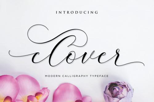 Clover Script Font