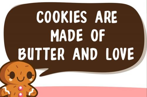 Coconut Cookies Display Font