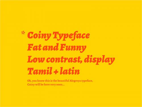 Coiny Font