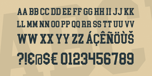 College Block Font