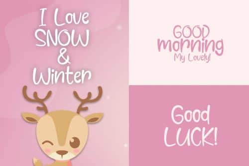 Comet Deer Display Font