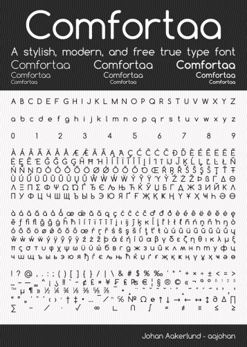 Comforta Font