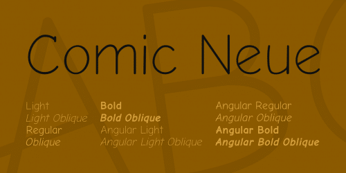 Comic Neue Font Family