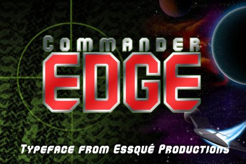 Commander Edge Font