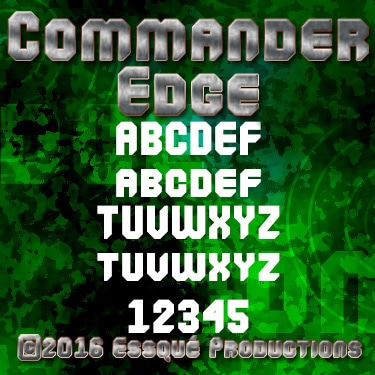 Commander Edge Font