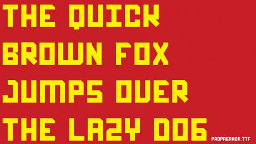 Communist Propaganda Font