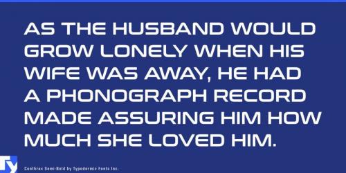 Conthrax Font