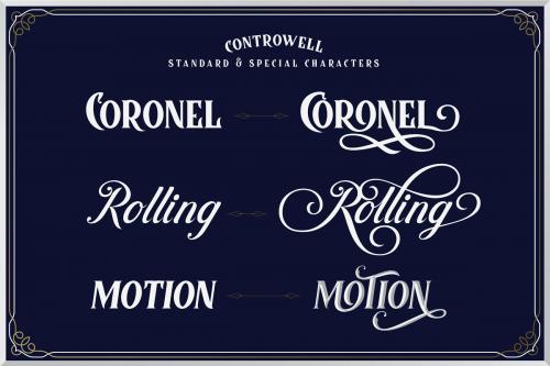 Controwell Victorian Typeface Font