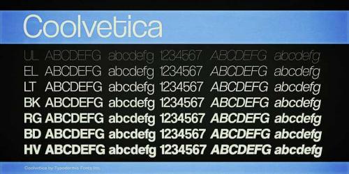 Coolvetica Font
