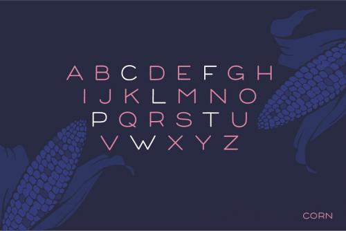 Corn Sans Serif Font