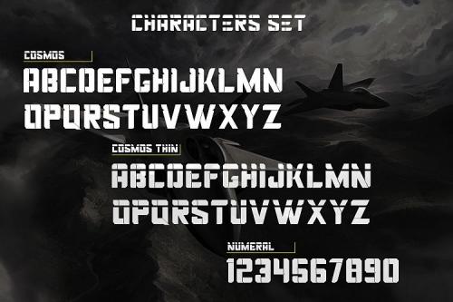 Cosmos Futuristic Font
