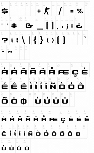 Counter Strike Font