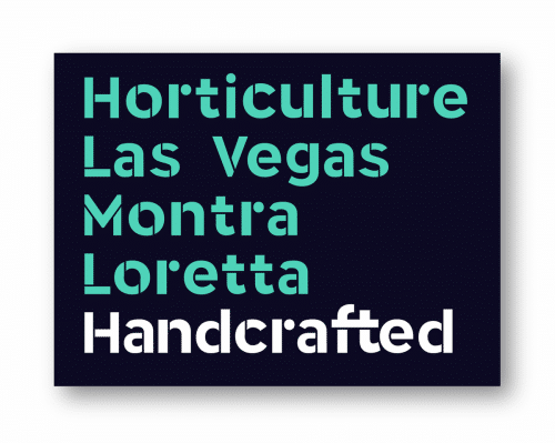 Crafto Stencil Typeface