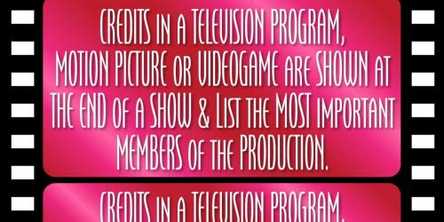 Credititle Font Family