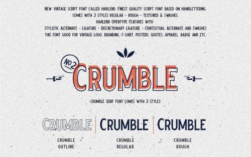 Crumble Fancy Font