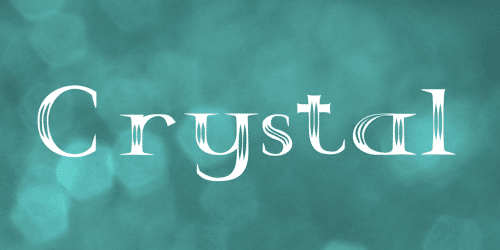 Crystal Font