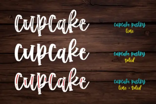 Cupcake Pastry Display Font